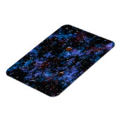 夜カラフルの銀河系、星、惑星 マグネット (左側)