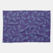 夜ガの蝶背景 キッチンタオル (横)