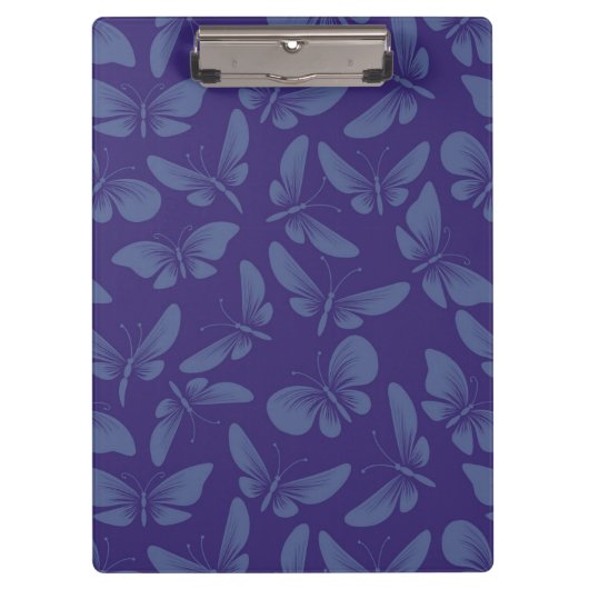 夜ガの蝶背景 クリップボード (正面)