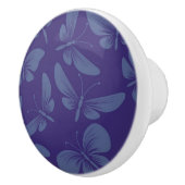 夜ガの蝶背景 セラミックノブ (右)