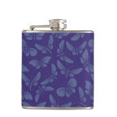 夜ガの蝶背景 フラスク (正面)