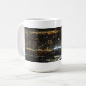 夜コーヒー・マグのデンバーコロラド州 コーヒーマグカップ (正面左)