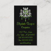 夜シャンデリアの~の名刺 名刺 (裏面)