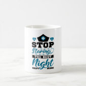 夜ストップ最高のシフトナース コーヒーマグカップ (中央)