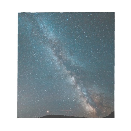 夜ストライプ夜 ノートパッド (正面)