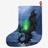 夜ドラゴン ラージクリスマスストッキング (裏面)