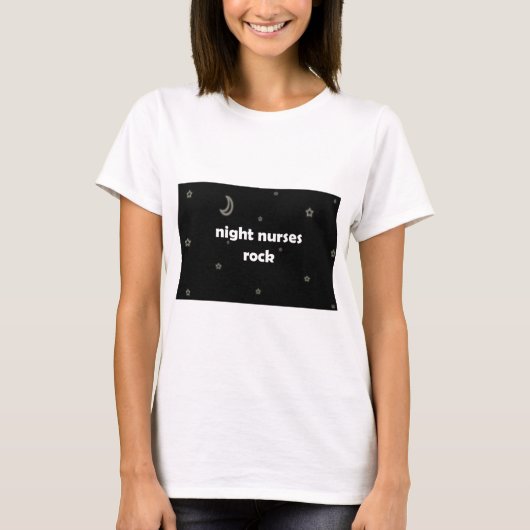 夜ナースの石! Tシャツ (正面)