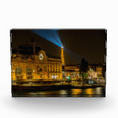 夜パリのオルセー美術館 フォトブロック (正面)