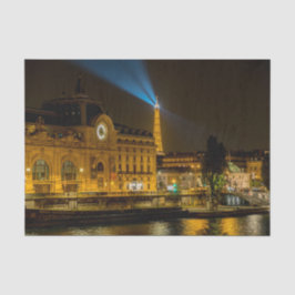 夜パリのオルセー美術館 薄葉紙