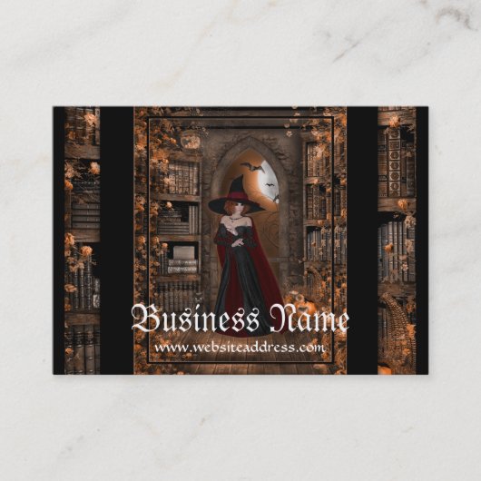 夜ファンタジーの名刺の魔法使い 名刺 (正面)