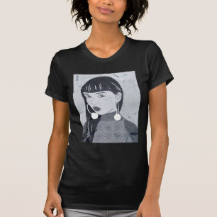 夜ポートレートの一見 Tシャツ