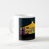 夜マグによる納屋の出生のキャラクター コーヒーマグカップ (正面左)