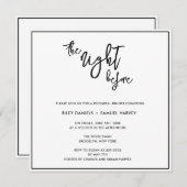 夜モダンリハーサル前ディナー招待状 招待状 (正面/裏面)