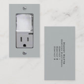 夜ライトが付いている電気出口 名刺 (正面/裏面)