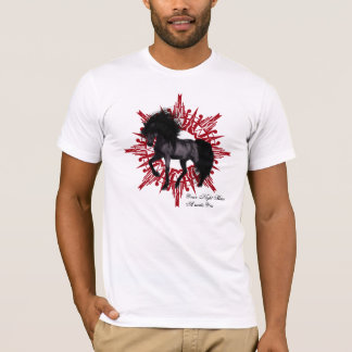 夜ロバのゴシック様式芸術のTシャツ Tシャツ