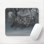 夜ロバの煙 マウスパッド (マウス)