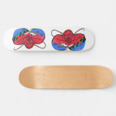 夜ロブスターのスケートボード スケートボード (横)