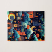 夜不気味の空 ジグソーパズル (横)