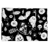 夜不気味 ラージペーパーバッグ (裏面)