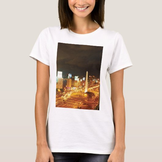 夜交通および記念碑 Tシャツ (正面)