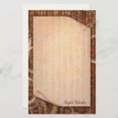 夜仕事- Steampunkの文房具 便箋 (正面/裏面)