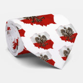 夜会服の国の地図のポーランドのワシ ネクタイ (ロール)