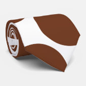 夜会服の大きい金褐色の水玉模様 ネクタイ (ロール)