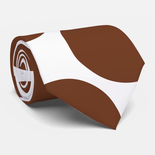 夜会服の大きい金褐色の水玉模様 ネクタイ (ロール)