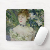 夜会服の若い女の子、1879年 マウスパッド (マウス)