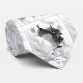 夜会服の黒のバラ、芸術的およびユニーク ネクタイ (ロール)