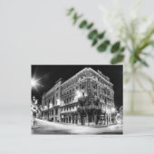 夜光と建物 ポストカード (スタンド正面)