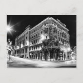 夜光と建物 ポストカード (正面)