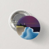 夜光虫 (ブルーバージョン) 缶バッジ (正面&裏面)