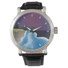 夜光虫 (ブルー) 大サイズ 腕時計