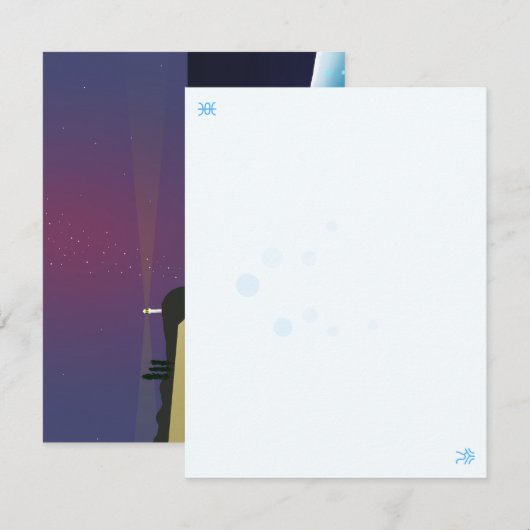 夜光虫 (文字タイプ2 泡模様) (正面/裏面)