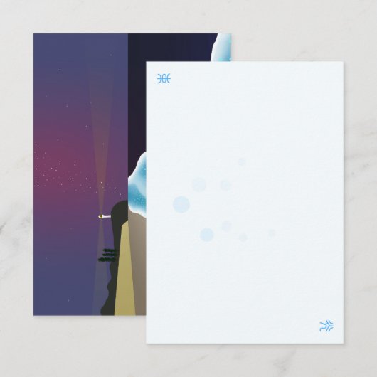 夜光虫 (文字タイプ2 泡模様) (正面/裏面)