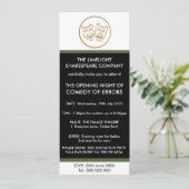 『夜劇マスクの開幕と閉幕』招待状 招待状 (スタンド正面)