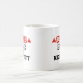 夜勤で動くナース | ナースと医療 コーヒーマグカップ (中央)