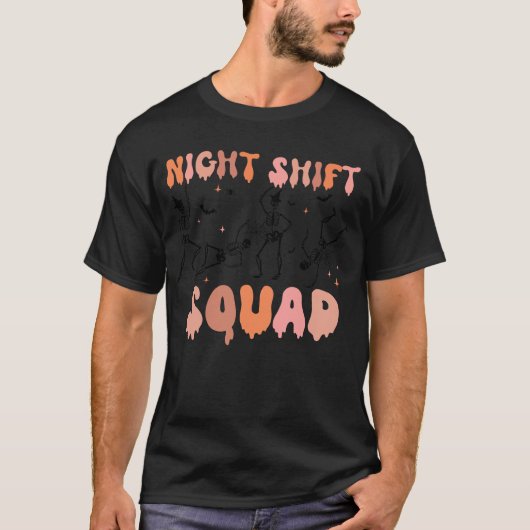 夜勤の更新 Tシャツ (正面)