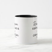 夜勤の看護師のためのコーヒー満載の面白グッズ マグカップ (中央)