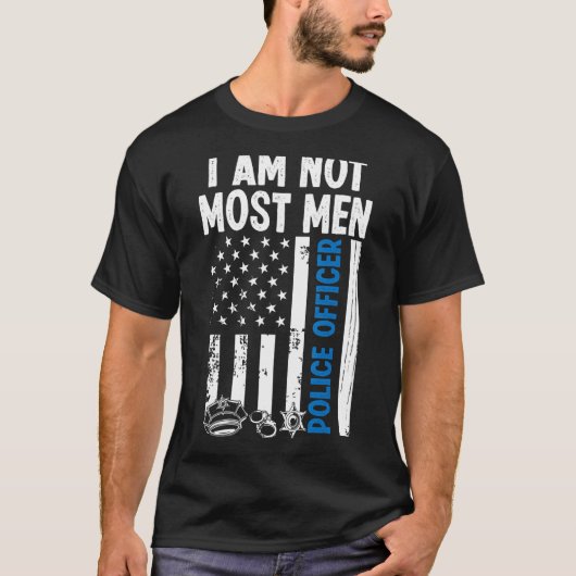 夜勤の警官は大半の男性ではない夜勤のポリック Tシャツ (正面)