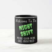 夜勤への歓迎 マグカップ (中央)