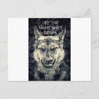 夜勤を始める ポストカード