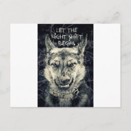 夜勤を始める ポストカード