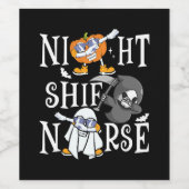 夜勤ナース ワインラベル (シングルラベル)