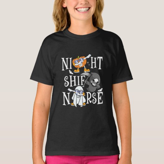 夜勤ナース Tシャツ (正面)