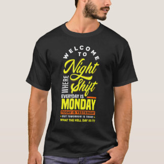 夜勤看護師 夜通し Tシャツ