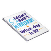 夜勤素晴らしは何時か ノートブック (右側)