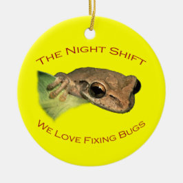 夜勤 セラミックオーナメント