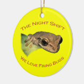 夜勤 セラミックオーナメント (左)